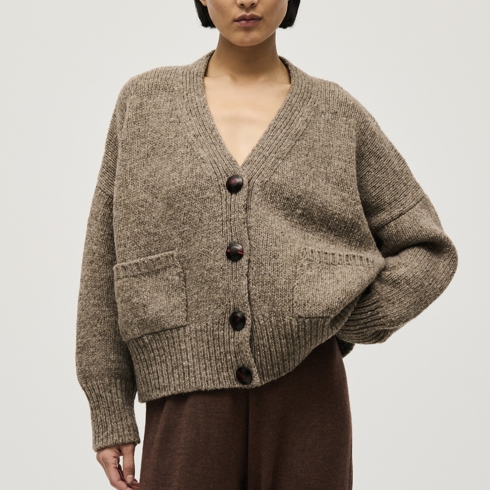 Babaa No17 Cardigan Dark Mist